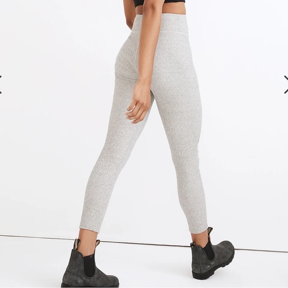 NWT Madewell high waisted ribbed leggings L/Xl - Picture 4 of 5